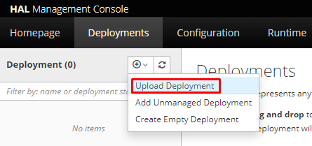 Deployment Upload